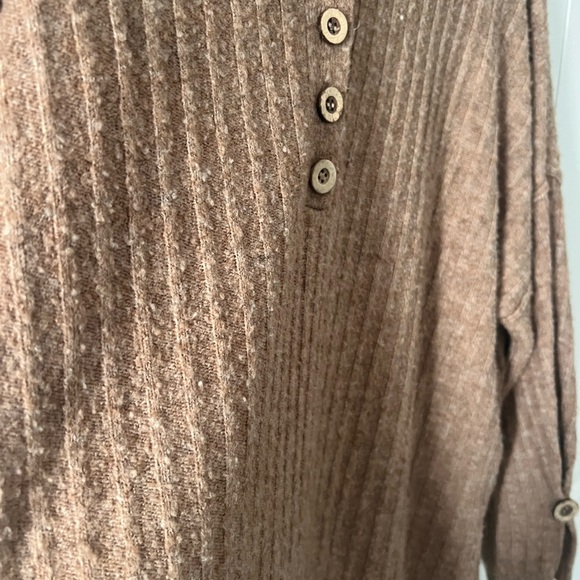 Intimately Free People Around The Clock Brown Tunic Sweater - Picture 8 of 9
